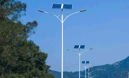 太陽能的路燈