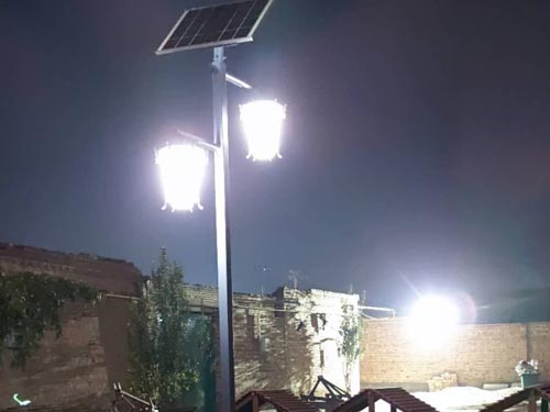 8米led雙臂路燈桿